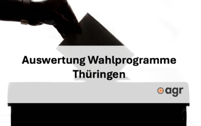 Auswertung Wahlprogramme Thüringen