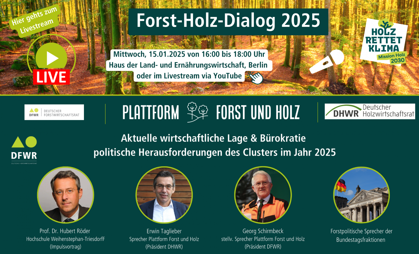 Einladung Forst und Holzdialog